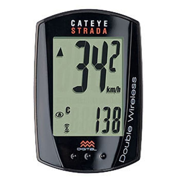 Cateye Strada Double Wireless Cycling Computer Sun & Ski