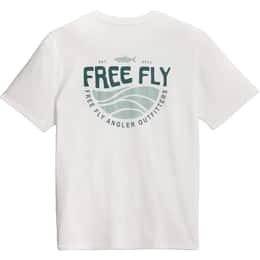 Free Fly Men's Blue Edge Pocket Short Sleeve T-Shirt