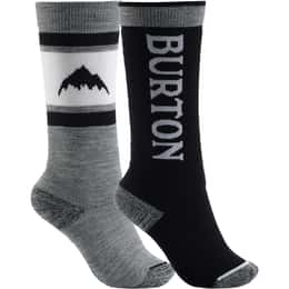 Burton Kids' Weekend Midweight Socks - 2-Pack