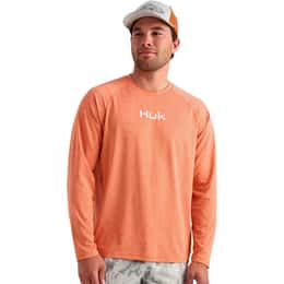 Huk Men's Airweight Crew Long Sleeve Shirt