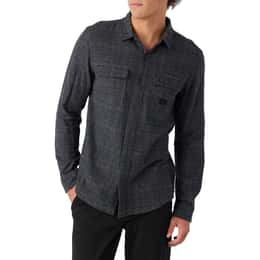 O'Neill Men's Davies Flannel Standard Fit Long Sleeve Shirt