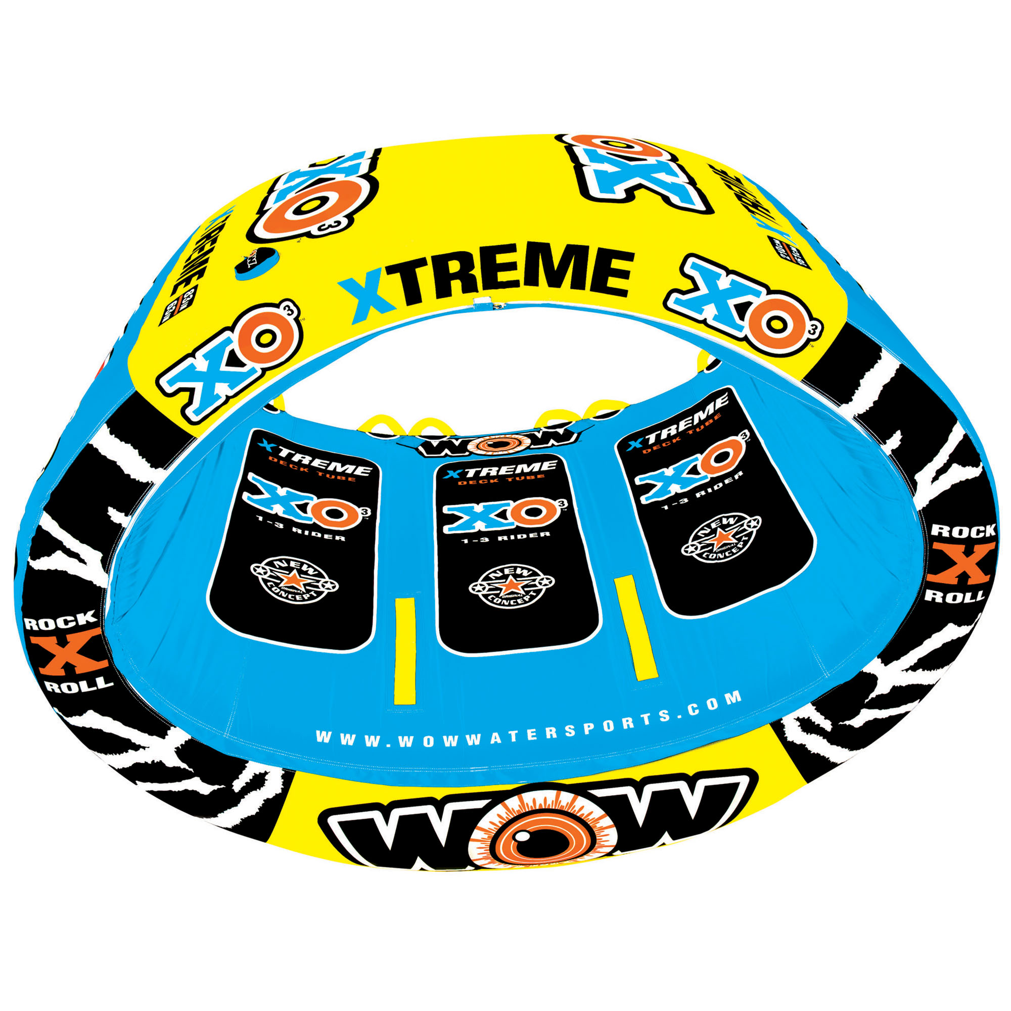 Wow Sports XO Extreme One To Three Person Towable Tube -  04897034340624