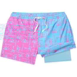 Chubbies Boys' Pacific Grids Lined Swim Trunks