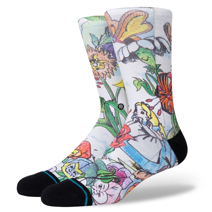 Stance Women's Alice In Wonderland Golden Afternoon Socks - Sun & Ski ...