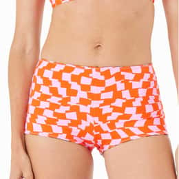 ROXY Women's Checked Out Reversible Shortie Bottom