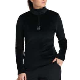 Spyder Women's Shimmer Bug Half Zip Fleece Pullover