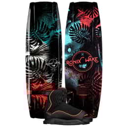 Ronix Women's Krush Wakeboard Package with Luxe 8-10.5 Bindings 24