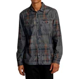 RVCA Men's Freeman Cord Print LS Shirt