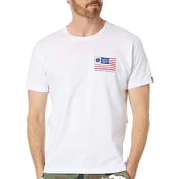 Salty Crew Men's Freedom Flag Short Sleeve T Shirt