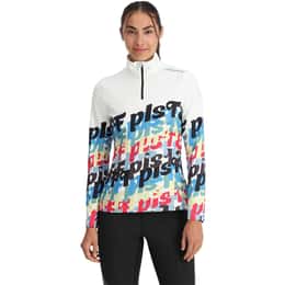 Spyder Women's Vivid Half Zip Turtle Neck Baselayer Top