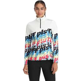 Sypder Women's Vivid Half Zip Turtle Neck Baselayer Top