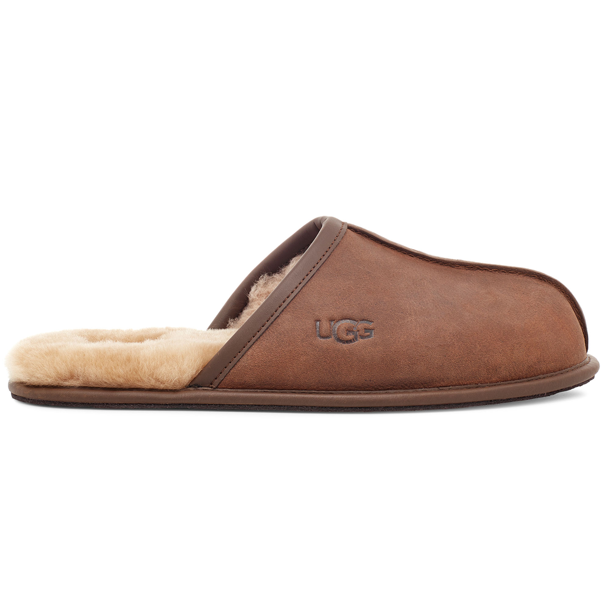 Uggs best sale leather slippers