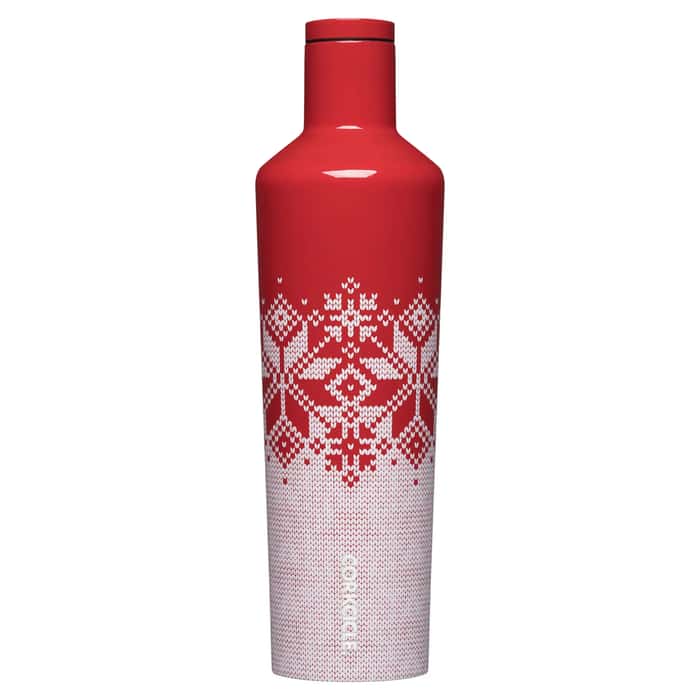 Corkcicle 25 oz Fairisle Holiday Canteen