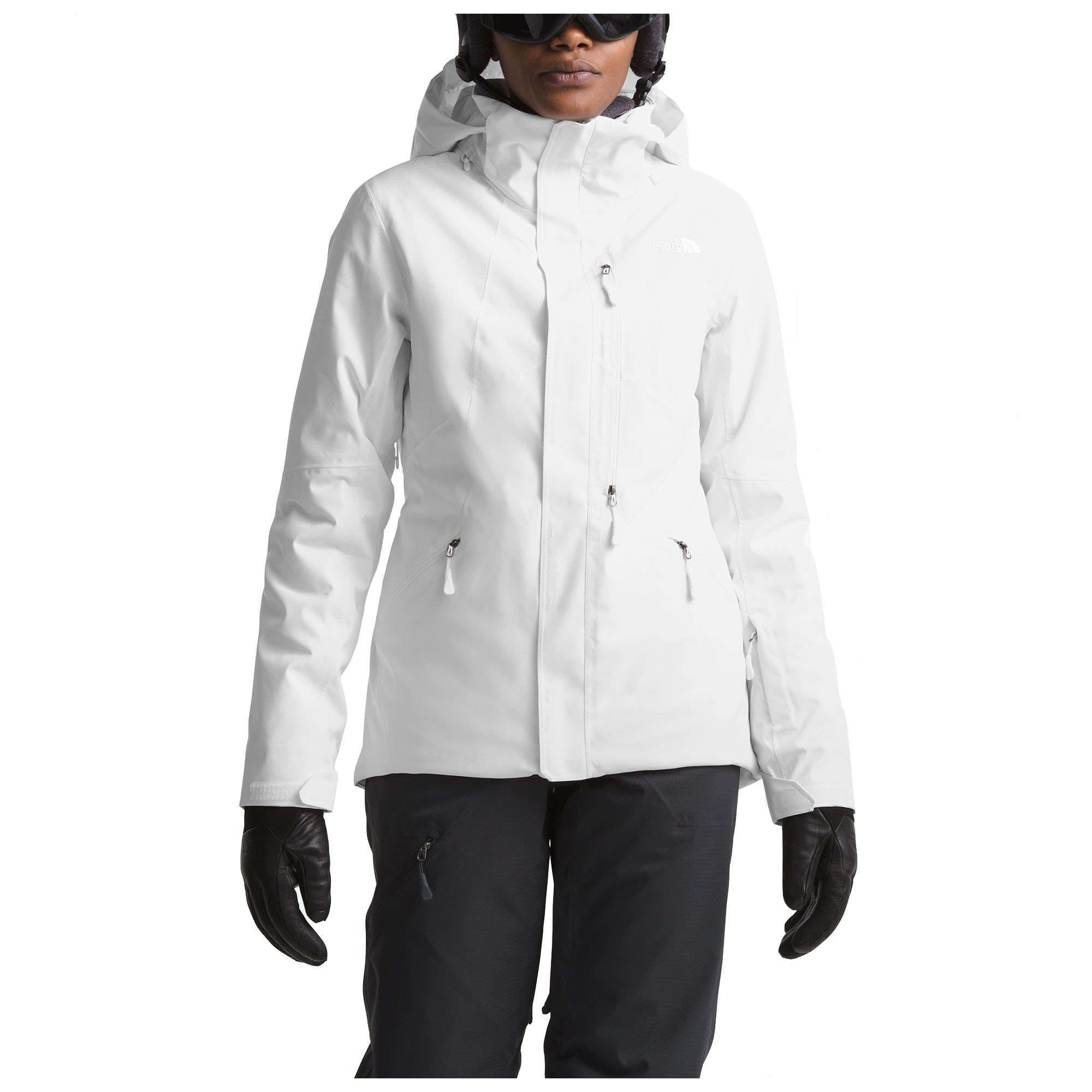 the north face white ski jacket Online 