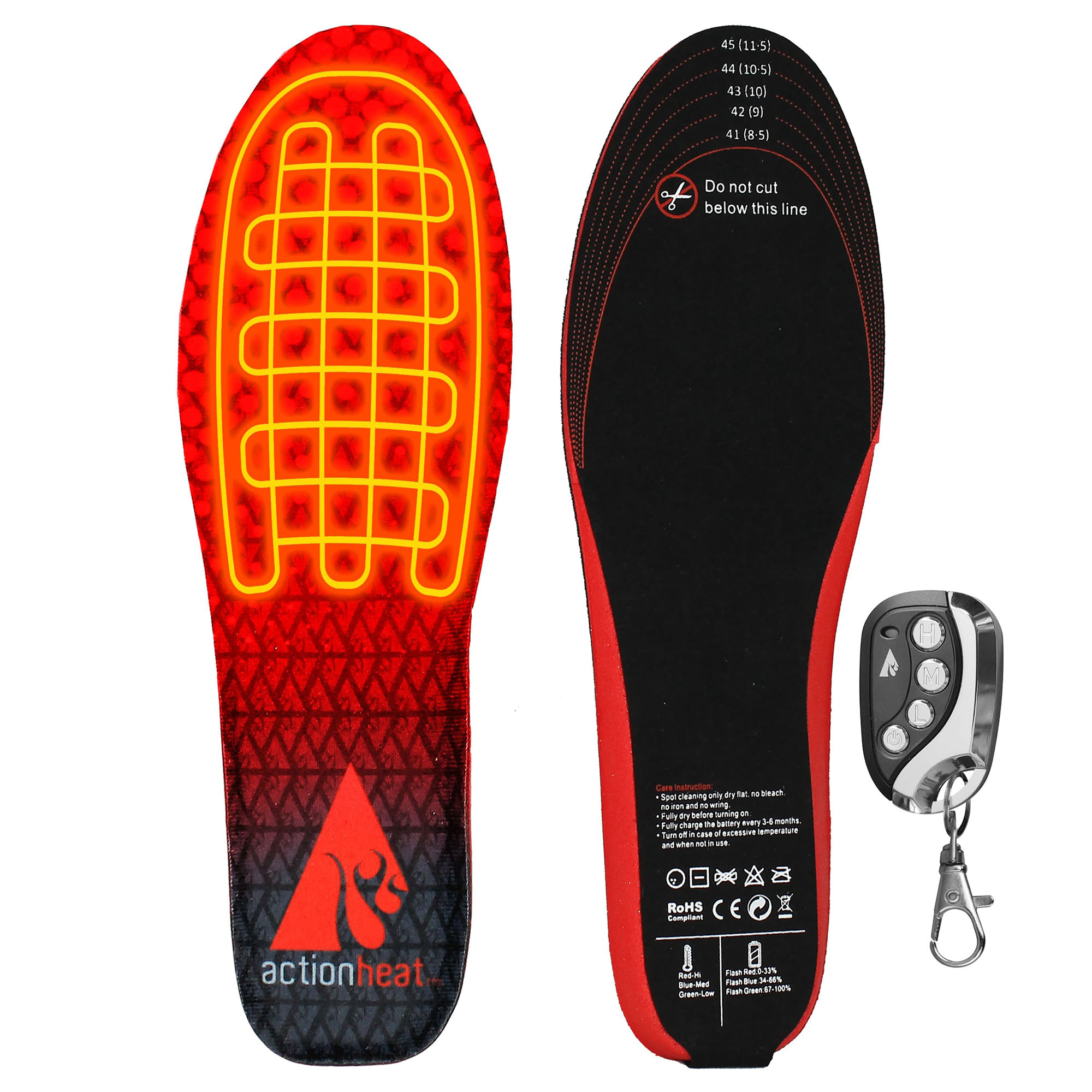 Outdoor Sports Heating Inserts Winter Warm USB Heated Shoe Insoles