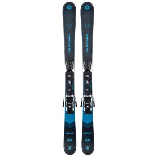 Blizzard Boys' Rustler Twin Jr Skis with Jr 4.5 WB Bindings '24 alt image view 1