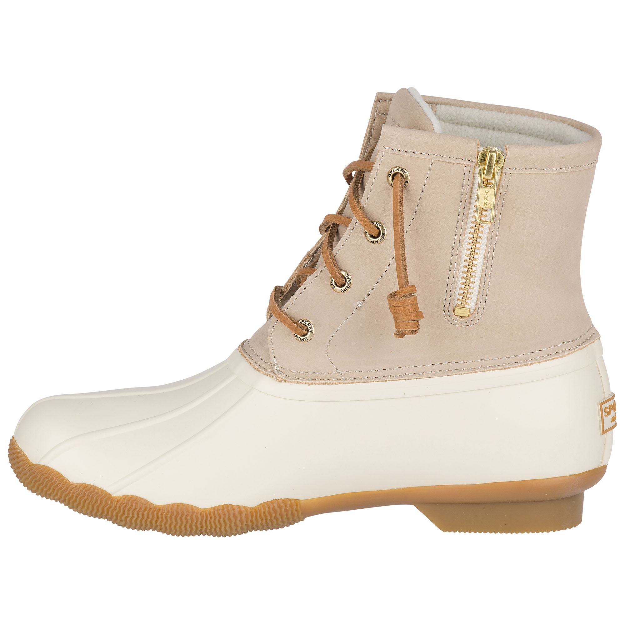 saltwater duck boot ivory