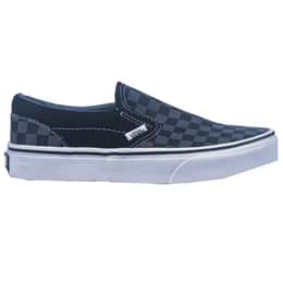 Vans Kids Classic Slip On Black/Pewter Casual Shoes