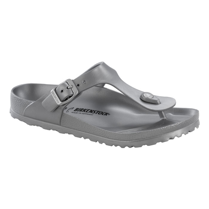 birkenstock gizeh silver