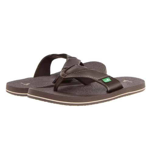 Sanuk Boys' Root Beer Cozy Sandals alt image view 1
