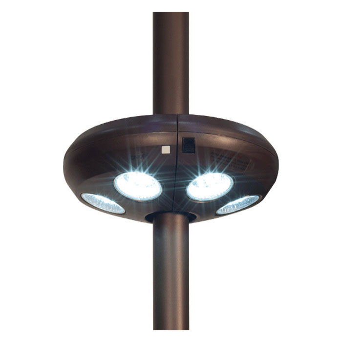 Treasure Garden Vega Clamp On Led Umbrella Light Sun Ski Sports Treasure Garden Vega Clamp On Led Umbrella Light