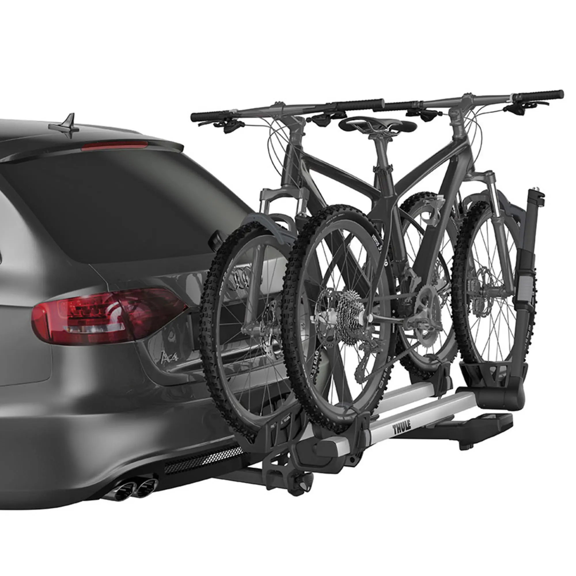 thule roof mounted bike rack