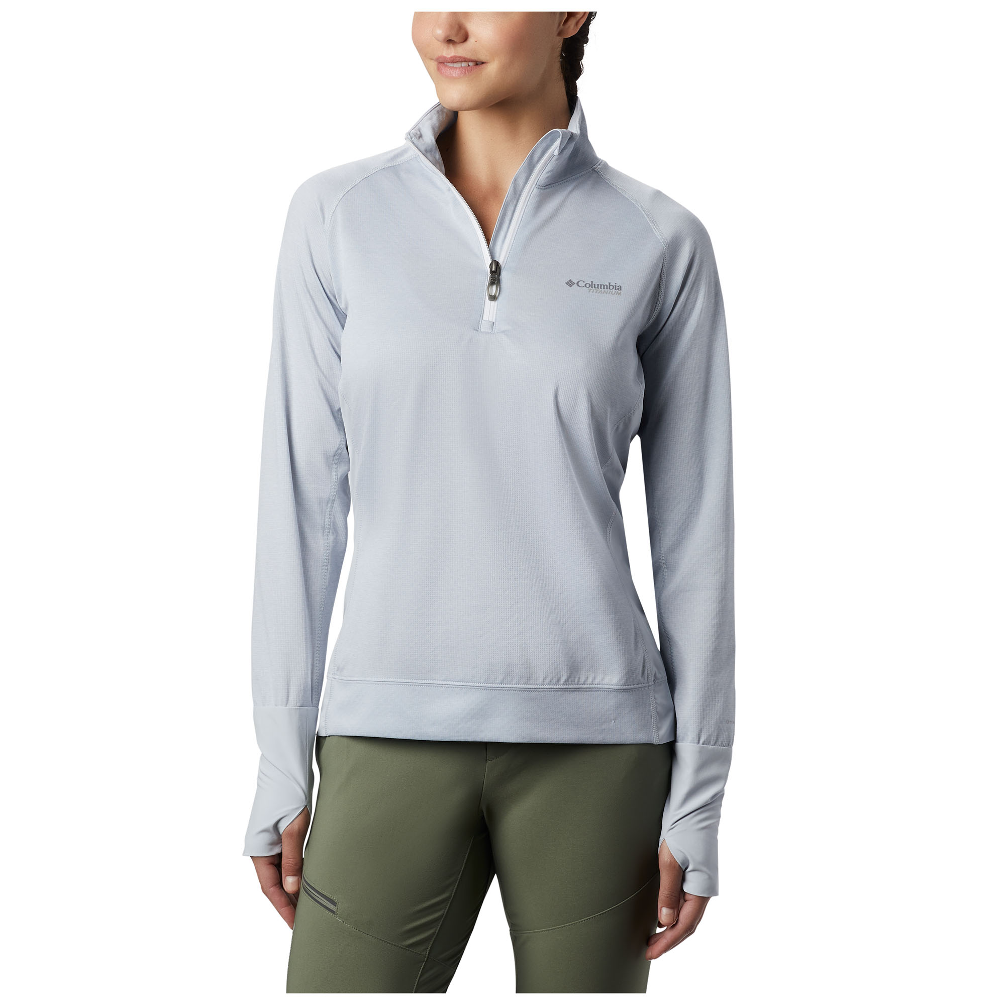columbia half zip sweater
