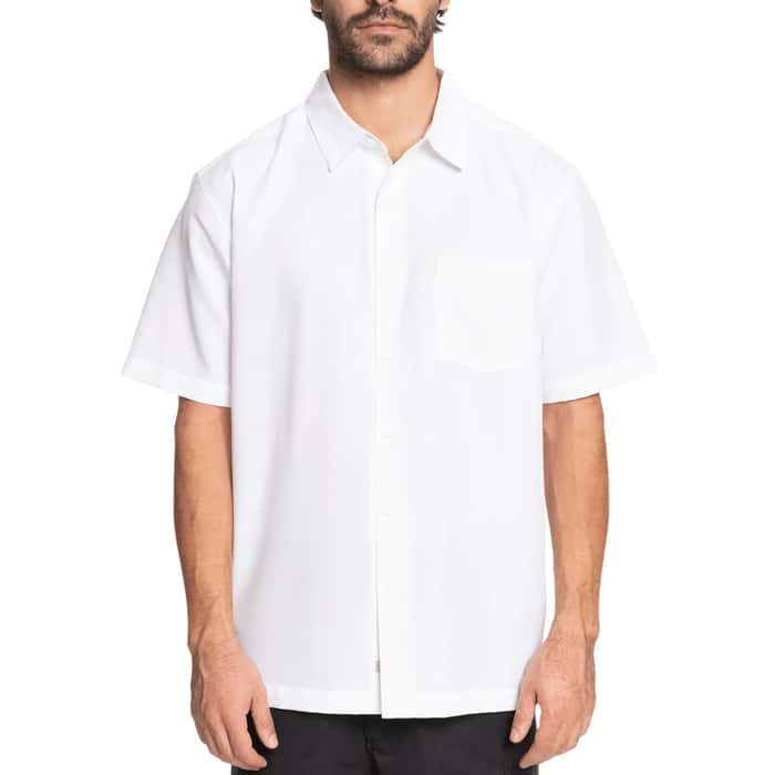 Quiksilver Men's Waterman Centinela Premium Anti-Wrinkle Short Sleeve Shirt