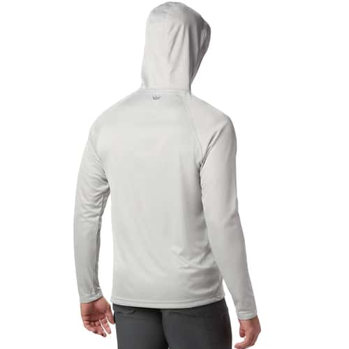Columbia Men's PFG Terminal Tackle™ Heather Hooded Shirt alt image view 4