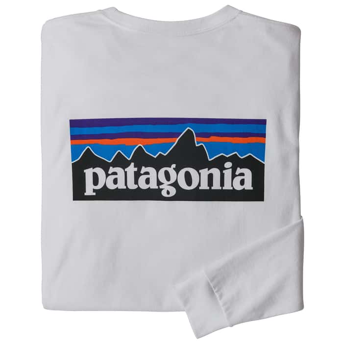 Patagonia Long-Sleeved P-6 Logo Responsibili-Tee - Women's Gravel Heather L
