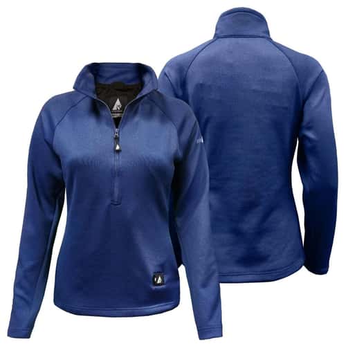 ActionHeat Women's 5V Battery Heated Half Zip Shirt alt image view 2