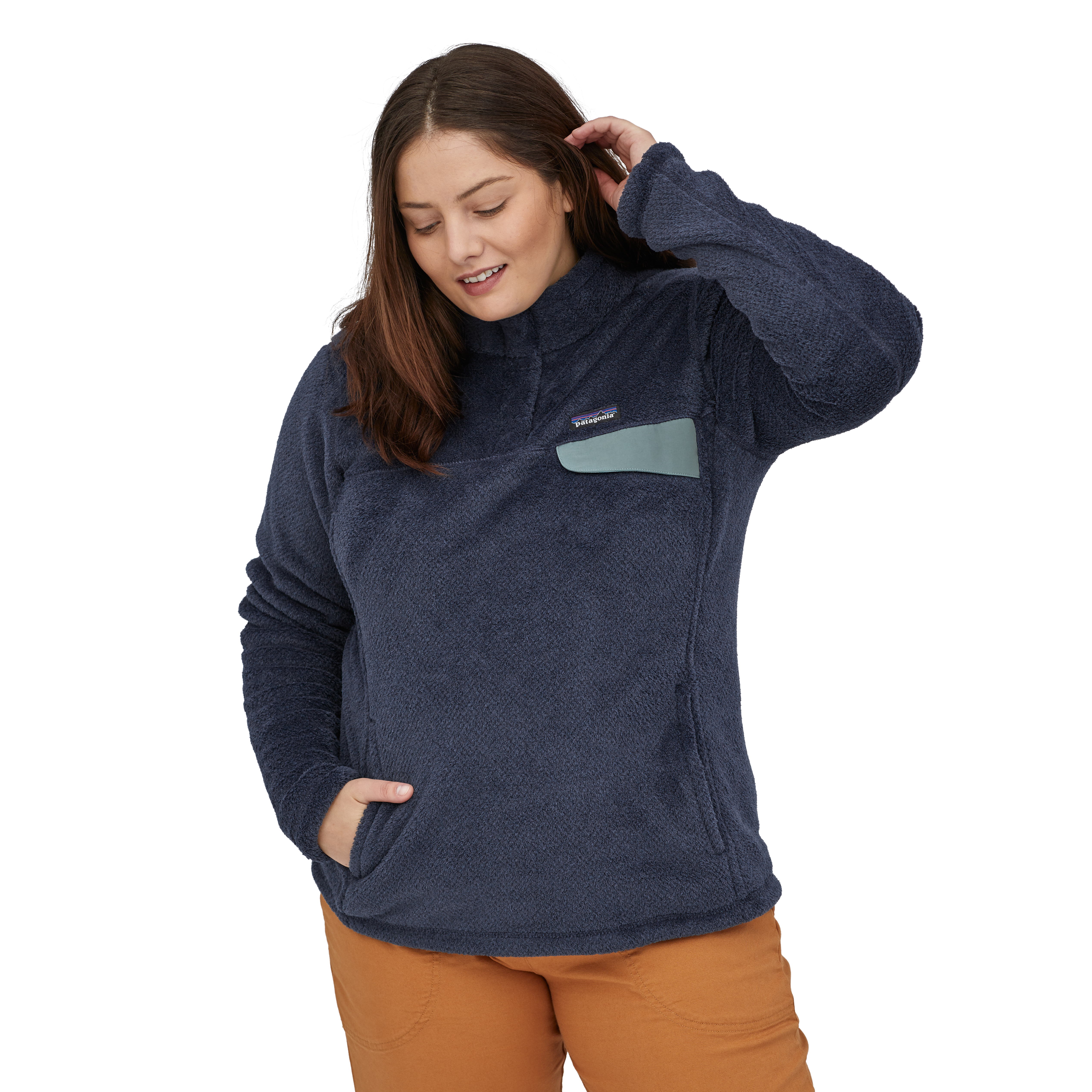 patagonia micro d snap t pullover stone blue