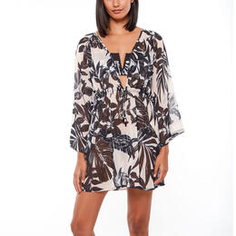 Sanctuary Women's In The Shade Cover Up Dress with Side Slits
