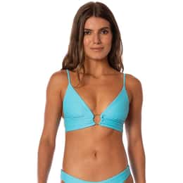 Maaji Women's Aqua Dream Shine Long Line Triangle Bikini Top