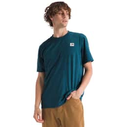 The North Face Men's Heritage Patch Heathered Short Sleeve T Shirt