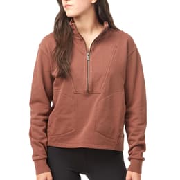 tentree Women's Organic Cotton French Terry Half Zip Pullover