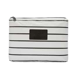 Aloha Collection Women's Mid Pinstripe Pouch Bag