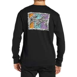 Billabong Men's Crayon Wave Long Sleeve T Shirt