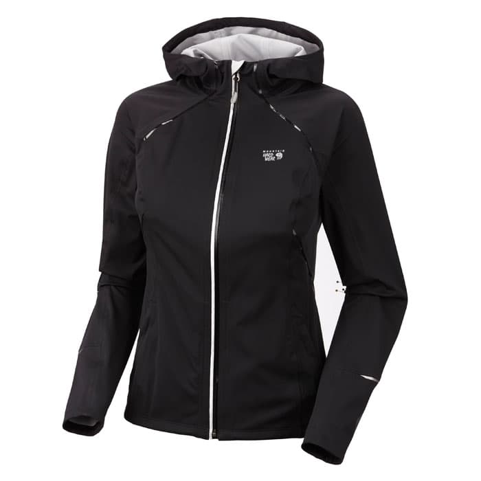 Mountain Hardwear Women's Effusion Hooded Rain Jacket Sun & Ski Sports
