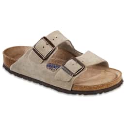 Birkenstock Men's Arizona Soft Footbed Suede Casual Sandals