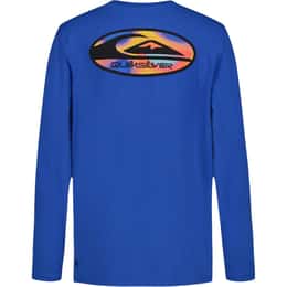 Quiksilver Boys' Omni Yin Rashguard Long Sleeve Surf Shirt