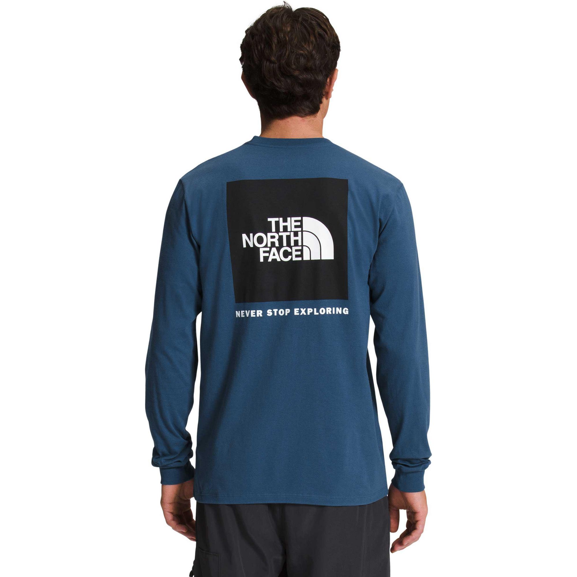 The North Face Men's Long-Sleeve Box NSE T Shirt -  00196573786486