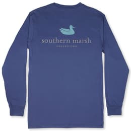 Southern Marsh Men's Authentic Heathered Long Sleeve T Shirt