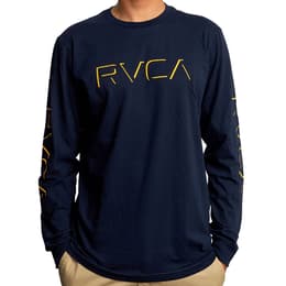 RVCA Men's Drop Shadow Long Sleeve T Shirt