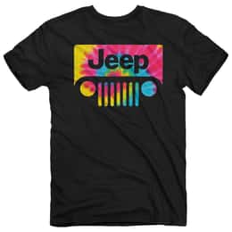 Jeep Men's Tie Dye Grille T Shirt