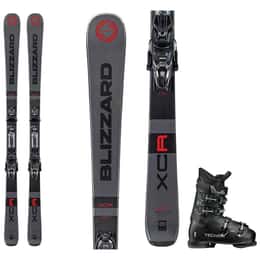 Blizzard Men's XCR 77 Snow Skis + TLT 10 Bindings + Tecnica Men's Mach Sport HV 70 GripWalk Ski Boots Package '24