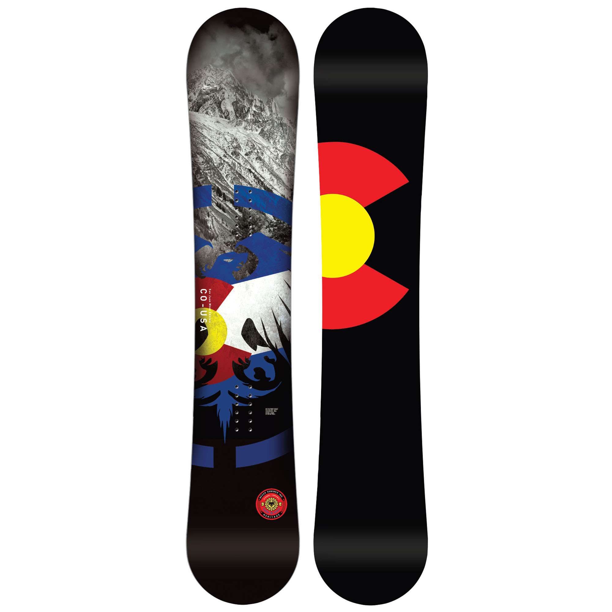 Never Summer Men's Heritage X Wide Snowboar