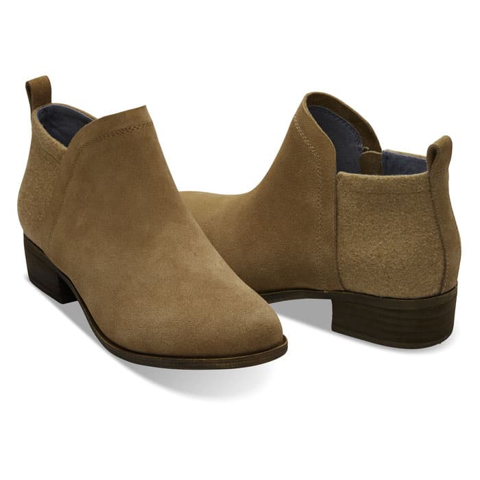 toms tan booties
