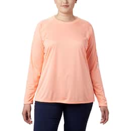Columbia Women's PFG Tidal Tee II Plus Size Long Sleeve Shirt