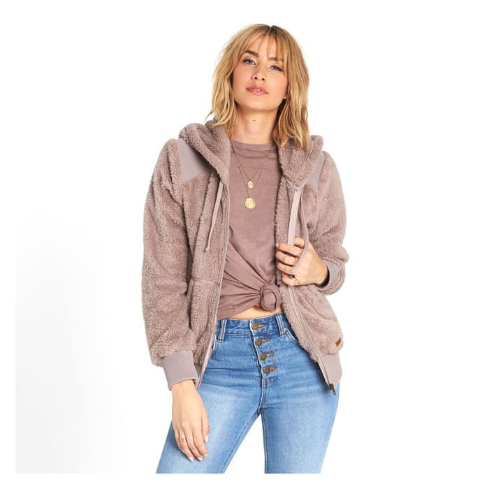 Billabong Women's Cozy Down Fleece Jacket Sun & Ski Sports